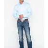 Mens Tencel Classic Fit Long Sleeve Shirt