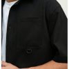 Men's Cropped Shirt Button Bown Short Sleeve Casual Collar Neck Summer Shirts Crop Top
