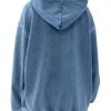 Womens Mens Acid Wash Hoodie Oversized Vintage Fleece Hoodies Heavyweight Distress Washed Sweatshirt for Couple 2025