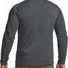 Men's Thermal Fleece Quarter Zip Sweater, Outdoor Lightweight Long Sleeve Pullover, Casual Mock Neck Polo Sweaters