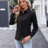 Button Down Shirts for Women Dress Shirts Cotton Long Sleeve Shirt for Women Wrinkle Free Stretch Work Blouse