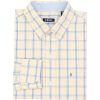 Men's Performance Comfort Long Sleeve Plaid Button Down