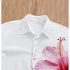 41qwmT1GxL.jpg Men's Floral Oversized Shirts Button Down Short Sleeve Baggy Summer Shirt Tops