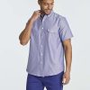 3 Pack Men's Short-Sleeve Oxford Solid Button Down Collar Casual Shirts with Pocket (Available in Big & Tall)