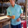 Tide Point Solid Short Sleeve Shirt, Button Down for Men