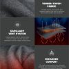 Men's Thermal Fleece Quarter Zip Sweater, Outdoor Lightweight Long Sleeve Pullover, Casual Mock Neck Polo Sweaters