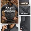 Men's Thermal Fleece Quarter Zip Sweater, Outdoor Lightweight Long Sleeve Pullover, Casual Mock Neck Polo Sweaters