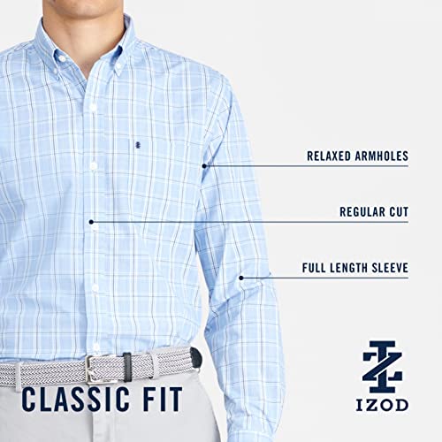 Men's Performance Comfort Long Sleeve Plaid Button Down