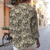 Button Down Shirts for Women Dressy Floral Printed Long Sleeve Blouse Business Casual Work Tops