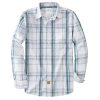 ® Mens Button Up Shirts Long Sleeve Casual Button Down Cotton Vintage Soft Plaid with Pocket