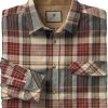 Men's Flannel Shirt Long Sleeve Button Down 100% Cotton