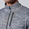 3-Pack Men??s Quarter-Zip Pullover Lightweight Long Sleeve Athletic Jackets Performance Workout Running Shirts