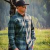 ® Flannel Shirt for Men 100% Cotton Mens Flannel Shirts Long Sleeve Plaid Soft Casual Button Down Shirt Men