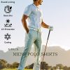 5 Pack Mens Polo Shirt Short Sleeve Tactical Shirts Quick Dry Performance Golf Shirt Pique Jersey Outdoor Shirt