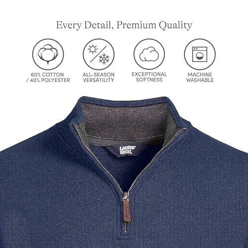 Bedford Rib Quarter Zip Sweater